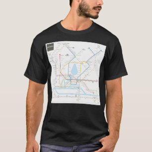 Camiseta Mapa Hamburgo U-Bahn S-Bahn