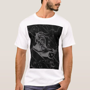 Camiseta Mapa Hevelius 1690 da constelação do Capricórni