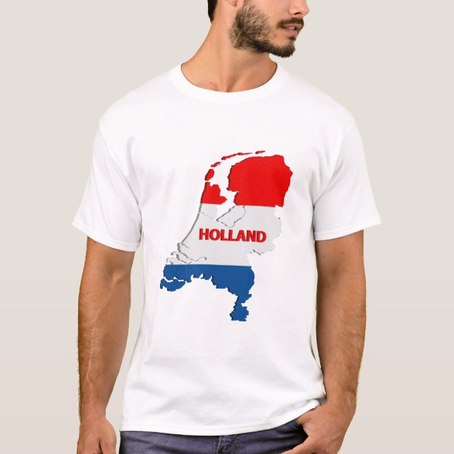 Camiseta Mapa Holandês (Frente)
