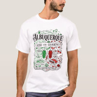 Mapa Ilustrado da Culinária de Albuquerque Novo Mé