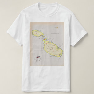 Camiseta Mapa ilustrado de Malta