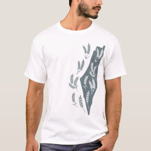 Camiseta Mapa Livre da Palestina Resistência Palestina Sunb