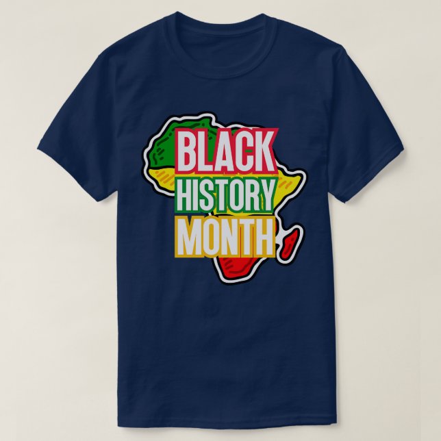 Camiseta Mapa mensal de histórico preto 1 (Frente do Design)