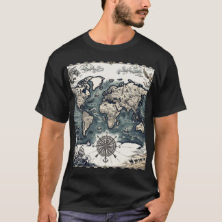 Camiseta Mapa Mundi