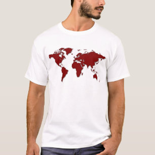 Camiseta Mapa Mundial
