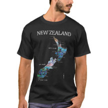 MAPA NOVA ZEALAND KIWI