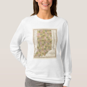 Camiseta Mapa novo de Indiana