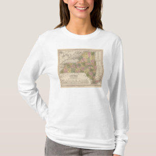 Camiseta Mapa novo de New York