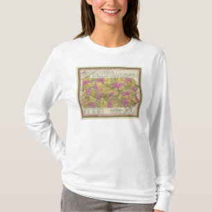 Camiseta Mapa novo de Pensilvânia 2