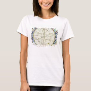 Camiseta Mapa que faz um mapa do movimento da terra e dos