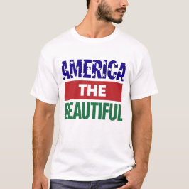 Camiseta Mapa Topográfico América O Mais Belo