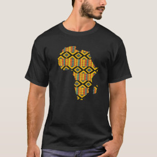 Camiseta Mapa tribal do Impressão africano do mapa de dashi