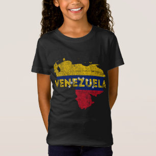 Camiseta Mapa venezuelano e bandeira Souvenir - Vene em dif