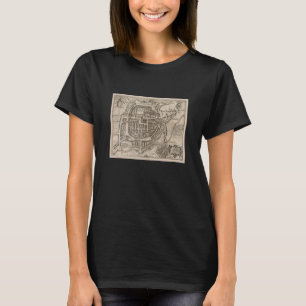 Camiseta Mapa Vintage Braga Portugal 1597