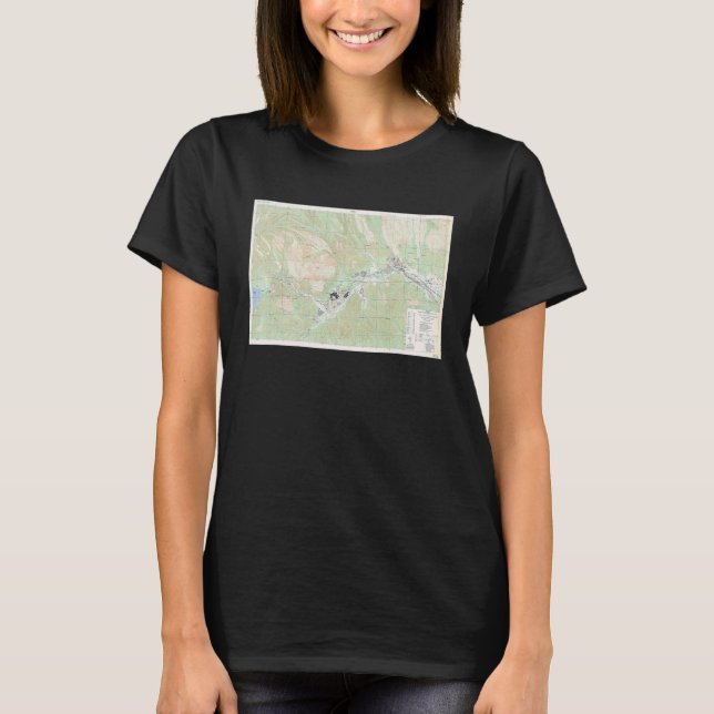 Camiseta Mapa Vintage Nikko Japão 1945 (Frente)
