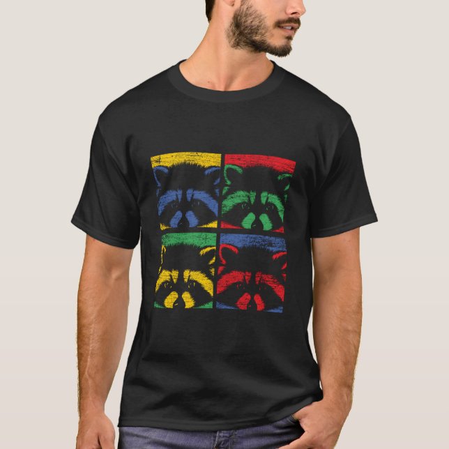 Camiseta Mapache Pop (Frente)