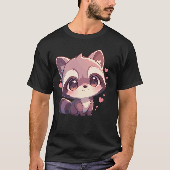 Camiseta Mapaches Guaxinim (Frente)