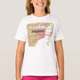 Camiseta mapas Miami