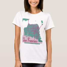 Camiseta mapas San Francisco