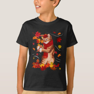 Camiseta Mapeador de outono de catagómetro Alô Queda de Fol
