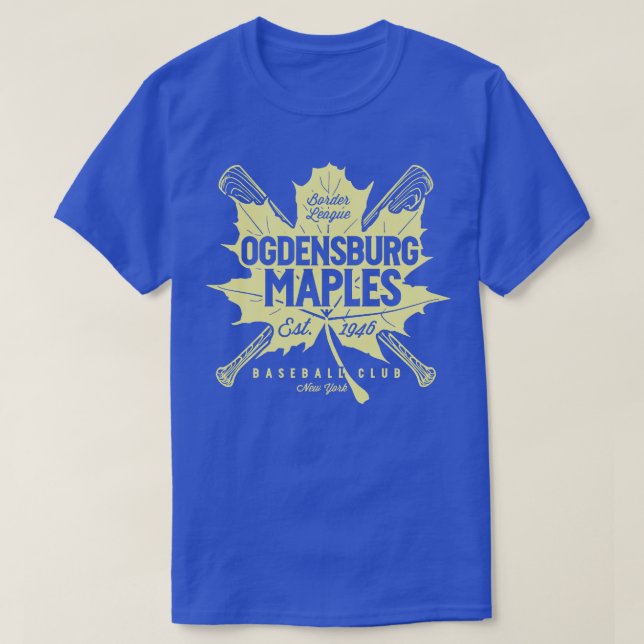 Camiseta Mapeamentos Ogdensburg (Frente do Design)
