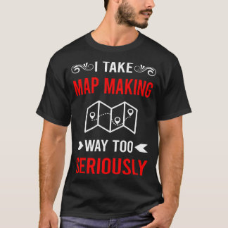 Camiseta Mapeando Fazer do Mapa de Cartografia