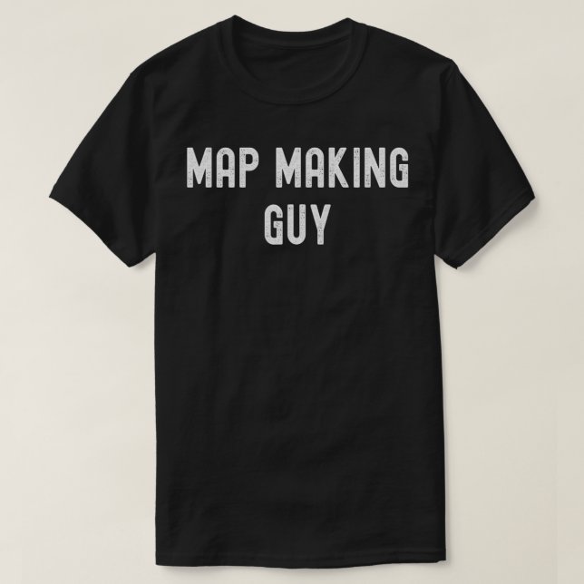 Camiseta Mapear Presente de Sobrecarga do Fazer, Mapear Car (Frente do Design)