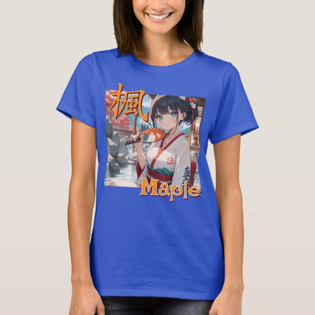 Camiseta mapleと猫耳娘 (Frente)