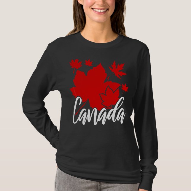 Camiseta Maple Leaf Canada Country Canadá (Frente)