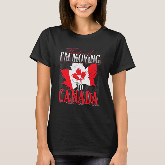 Camiseta Maple Leaf Canada Country Canadian Flag Canadá (Frente)