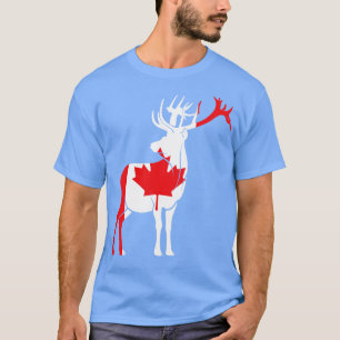 Camiseta Maple Leaf Deer Canada