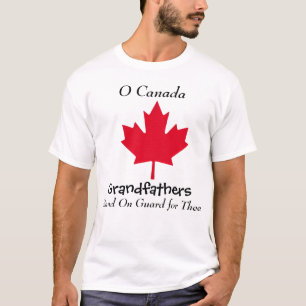Camiseta Maple Leaf Grandfathers Canada Day PERSONALIZE