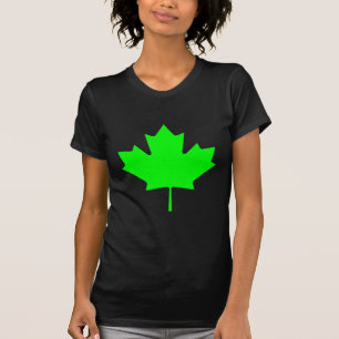 Camiseta Maple Leaf Green LtTransp O MUSEUM Zazzle Gifts