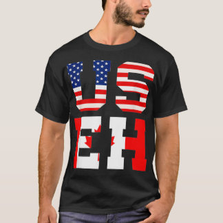 Camiseta Maple Leaf USA Patriotic Canada