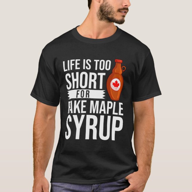 Camiseta Maple Syrup Maple Tapping Canada (Frente)