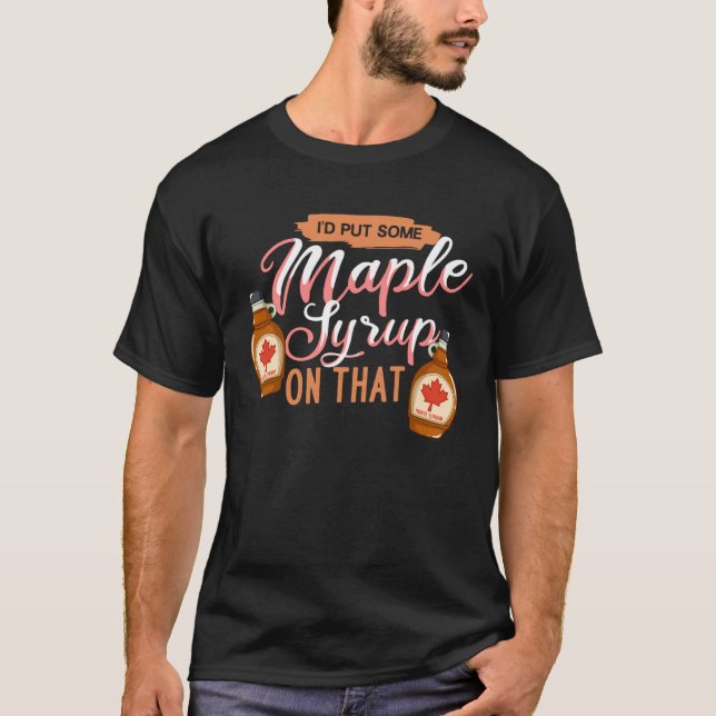 Camiseta Maple Syrup Maple Tapping Canada (Frente)