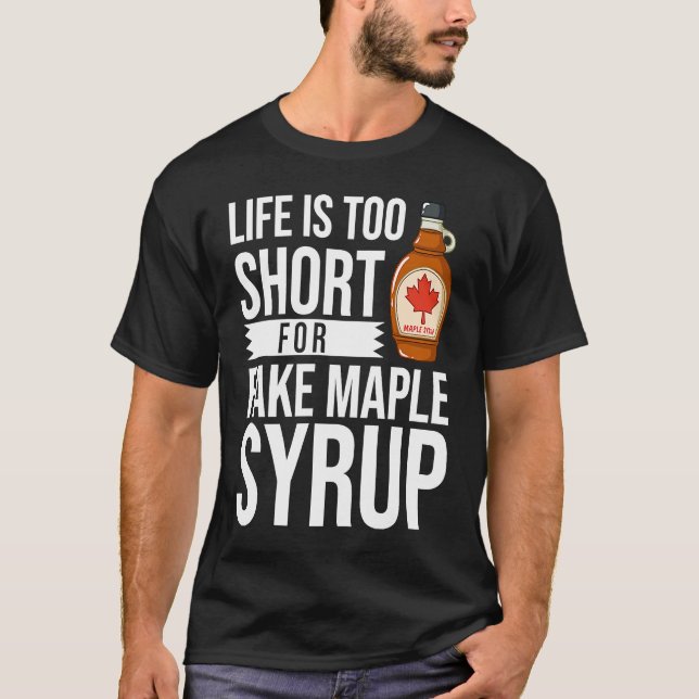 Camiseta Maple Syrup Maple Tapping Canada (Frente)