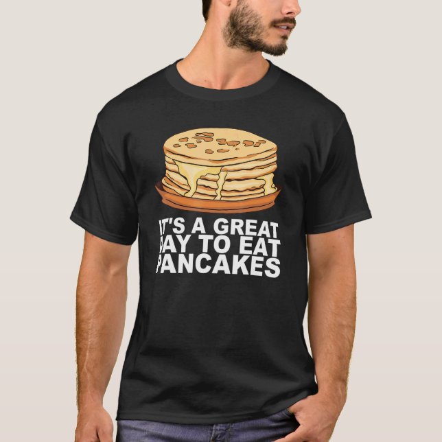 Camiseta Maple Syrup Pancake Breakfast Design Para Pancake (Frente)