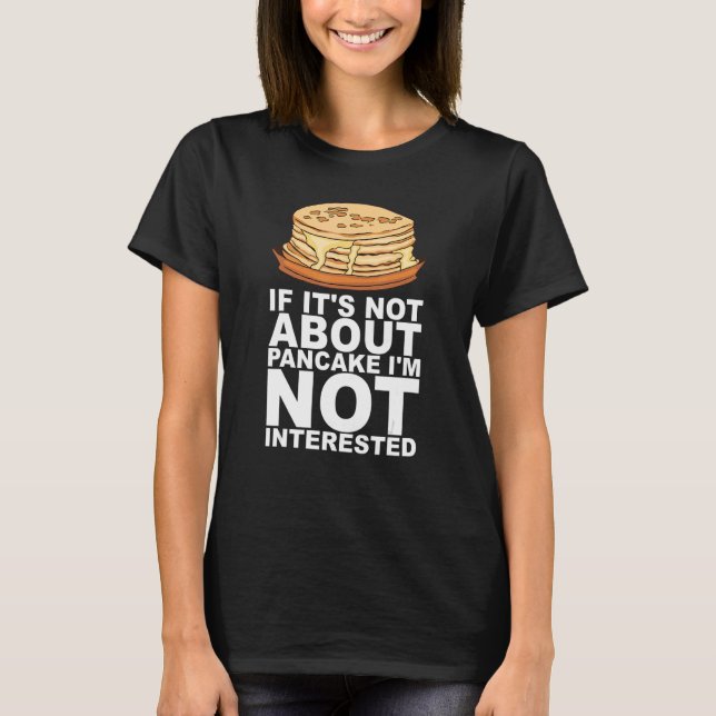 Camiseta Maple Syrup Pancake Breakfast Design Para Pancake (Frente)