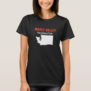 Camiseta Maple Valley Washington State America Viagem W