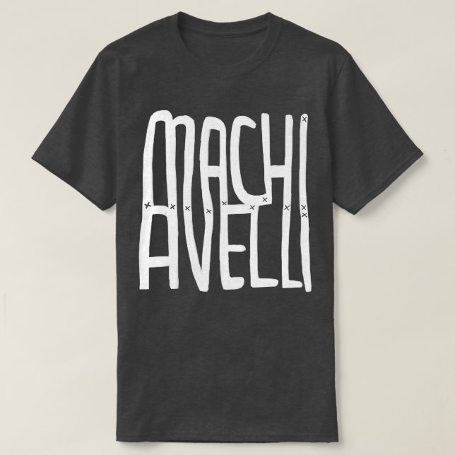 Camiseta Maquiavel (Frente do Design)