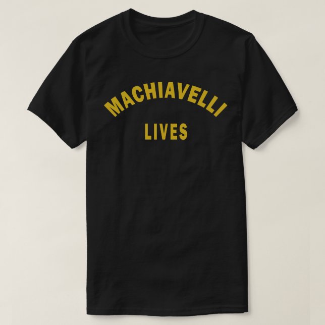 Camiseta Maquiavelli Vive (Frente do Design)