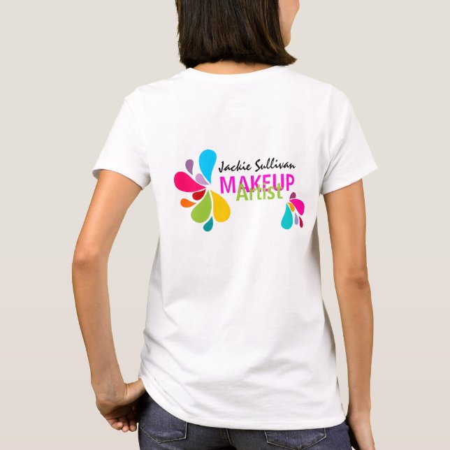 Camiseta Maquilhador ou pintor (Verso)