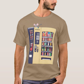 Camiseta Máquina automática japonesa com presente de amigui