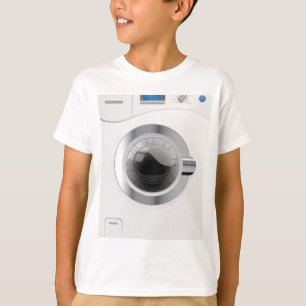 Camiseta Máquina Branca de Lavagem