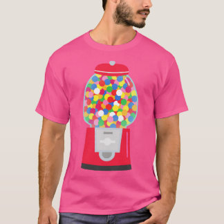 Camiseta Máquina Colorida de Gumball Candy
