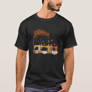 Camiseta Máquina de Costura Costura Quilting Amante Quilter