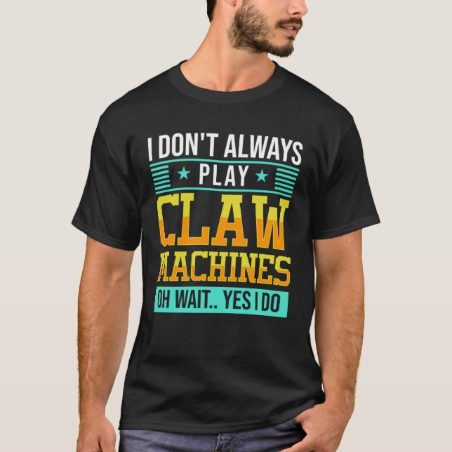 Camiseta Máquina de Crane de Pele de Claw Machine (Frente)