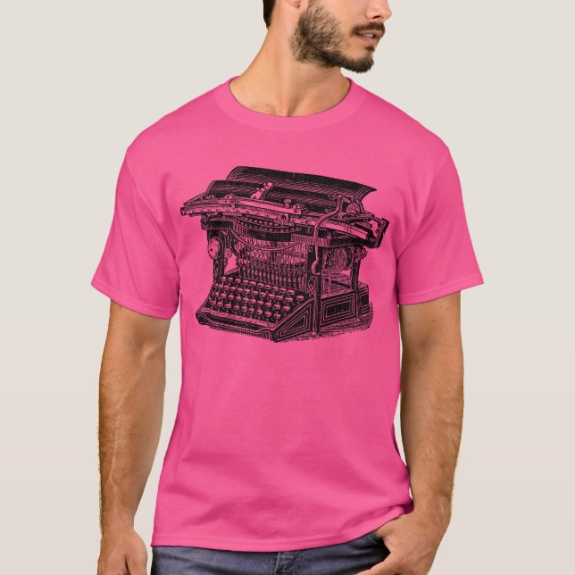Camiseta Máquina de Digitalização Vintage - Preta (Frente)