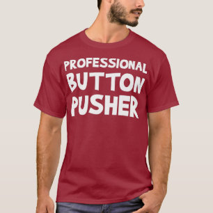 Camiseta Máquina de Empurramento de Botão Profissional do